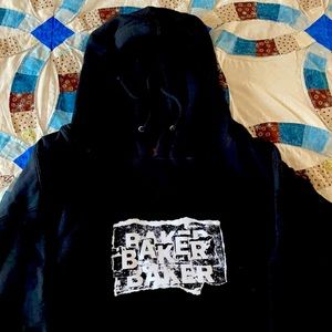 NWOT Baker Skateboards hoodie size XL